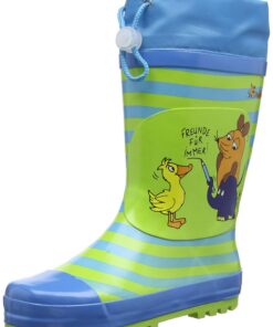 Bottes en Caoutchouc Pluie Playshoes Mixte Enfant | Comfort et Protection pour les Petits | Grande Taille Disponible