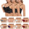 UHouse Lot de 3 soutien-gorge dentelle push up femme sexy Brasière classique sans armature Minimiseur lingerie