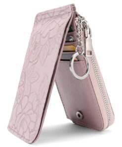 GAEKEAO Portefeuille Femme RFID Bloqué Petit Format avec Poche Zippée - Porte-cartes pour Femmes