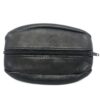 Charmoni Portefeuille Homme de Qualité Supérieure Noir Grand Fermeture Éclaire Cuir Véritable pour Poches Pantalon ou Ve