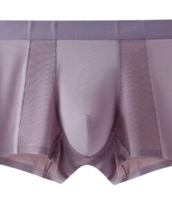 Boxers Shorts Microfibre Respirante pour Hommes Culotte mi-Taille confortable