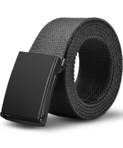 LXMY Ceinture Homme Tissu, Ceinture Toile Homme Idéale pour Travail et Voyage, Convient À Toutes Les Situations