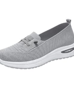 Chaussures sans Lacets Femme Orthopédique Fitness Orthoconfort Campus Noir