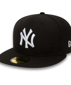 New Era 59Fifty Fitted Cap MLB New York Yankees Homme Baseball Cap Noir XS