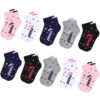 Chaussettes L&K-II 10/12 paires pour filles en coton - Idéales pour les bébés - Mode d'usage quotidien - 2817VA
