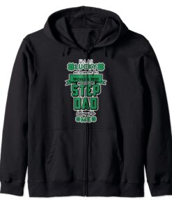 Meilleur beau-père du monde Step Father T-Shirt Hommes Meilleur Lucky Step Son Sweat à Capuche pour Adolescents Meilleur