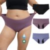 Culottes menstruelles INNERSY pour flux abondant, grande taille, coton lavable, lot de 3, conforme OEKO-TEX STANDARD 100