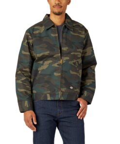 Veste Eisenhower Homme Dickies Linée Zippée Épaisse et Réchauffante