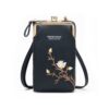FuninCrea Sac à bandoulière en cuir pour femme avec sangle réglable amovible, grande capacité, fermeture éclairṢṢṢṢferme