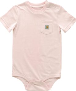 Carhartt Body uni pour bébé à manches courtes - Confortable & Réversible pour toutes les saisons