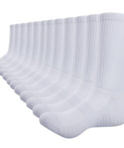 Chausses Homme Femme TANSTC 43-50 Antibroyantes Respirantes Hautes pour Sport et Randonnée - 6 paires OEKO-TEX