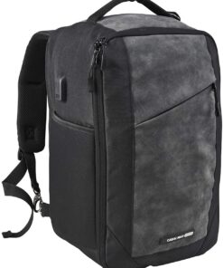 Cabin Max Manhattan - Sac à Dos Pliable sous siège d'avion pour voyageurs actifs avec multiple poches sécurisées et espa