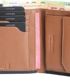 Portefeuille Lavalen Homme Cuir Verticale - Grande Capacité RFID