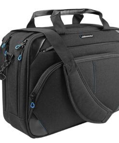 KROSER Sac pour Ordinateur Portable 15.6" Zincé 100% Étanche Porte-Documents à Bandoulière pour Femme/Homme avec Poche R