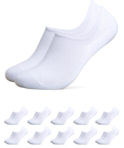 Occulto chaussettes invisibles bambou femme & homme lot de 10 (modèle: Solana) pour sport OEKO-TEX STANDARD 100