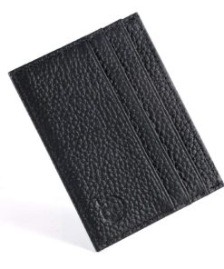URAQT Porte-Cartes en Cuir Unisexe, Portefeuille Ultra-Mince en Cuir, Porte-Cartes de Crédit pour Homme et Femme