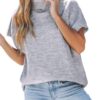 CUPSHE Pull d'automne surdimensionné col roulé tricot décontracté pour femme pour l'hiver