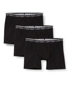 Calvin Klein Bikini Lot de 3 Homme - Taille M - Bleu - Plage et Pool Party - Maillots de bains masculins en coton - Rech