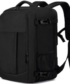 LIGSAN Sac à Dos Voyage Cabine easyJet Noir pour Femme et Homme