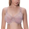 Soutien-gorge DELIMIRA La Isla Femme Minimiseur Dentelle Non Rembourr EU:40G Marron FR105H