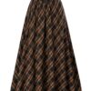 Jupe Traditionnelle Victorienne Scarlet Darkness, Haute Taille, Laçage, Pour Femmes, Élément de Mode Médiévale, Longue J