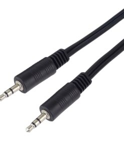 PremiumCord Câble Jack 10m, Fiche StereoJack Mâle vers Mâle, Couleur Noire, pour Téléphones à Cellules, TV MP3 Hi-FI