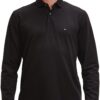 Tommy Hilfiger Polo Homme Organic Content 100% Cotton Regular Fit Manches Longues avec Patte de Boutonnage