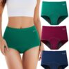 Culottes menstruelles coton flux très abondant Oeko-Tex, protection contre les fuites pour règles, post-partum et récupé