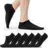Chaussettes de sport QINCAO pour hommes et femmes, respirantes OEKO-TEX, 6/10 paires, en coton, parfaites pour la course