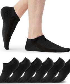 Chaussettes de sport QINCAO pour hommes et femmes, respirantes OEKO-TEX, 6/10 paires, en coton, parfaites pour la course