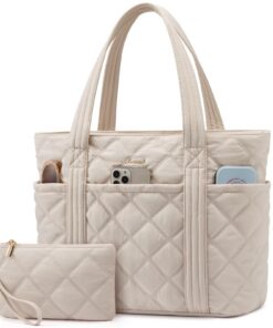 Sac à main LOVEVOOK léger pour ordinateur portable - Pour femme - Idéal pour le travail et le shopping