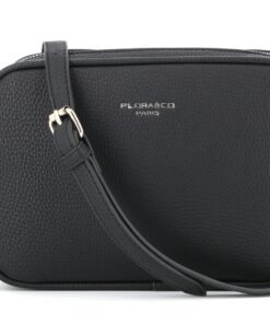 Flora & Co Sac Caméra Bandoulière Femme Double Zip Frange - Sac Porté Epaule Croisé Forme Rectangle Mode Tendance Besace