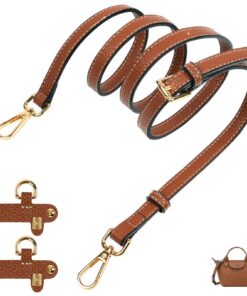 Aucuu Bandoulière pour Longchamp + Accessoire de Sac Réglable en Cuir Mini + Pour Femmes Voyage
