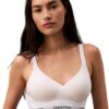 Calvin Klein Brassière Lift Stretch - Soutien-Gorge Lift Push-Up Femme Sans Armature pour Taille Normale 34B - Best Sell
