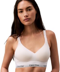 Calvin Klein Brassière Lift Stretch - Soutien-Gorge Lift Push-Up Femme Sans Armature pour Taille Normale 34B - Best Sell