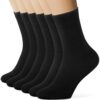 Émission Chaussettes de Sport pour Homme Noir et Blanc, Lot de 6 Paires, Chaussettes en Coton pour Femme et Homme, Chaus