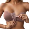 Soutien-gorge élégant pour femme quotidien fermeture avant crochets respirant confortable 34C 36D 38E 40F