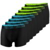 Fullluwaa Boxer Homme Lot de 8 Caleçon Coton Confortable et Doux OEKO-TEX STANDARD 100 Élasticité Élégant Cambré Größe É