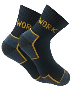 Socks Milano bas homme travail 6 paires renforcées sécurité chic et confortable