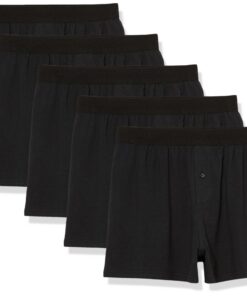 Titre SEO optimisé : Amazon Essentials Boxer en Jersey de Coton Grande Taille_hommes_lots_5_OEKO-TEX_standard_100