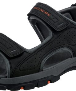 Skechers Homme Tresmen Garo Sandales pêcheur Noir Élégantes et Pratiques pour les Professionnels de la Pêche Chaussures