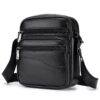 SPAHER Sacoche Homme Cuir Multifonctionnel Cadeau Sac Crossbody pour Hommes Voyage Tous les jours