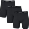 Boxer Long Homme en Maille Respirante Calecon Léger Anti FrottementLot de 3