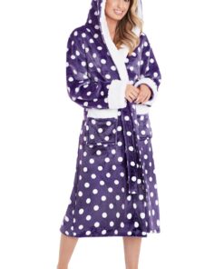 Robe de chambre CityComfort ultra douce femme chaud capuchon chauffante