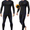 MOBIUSPHY sous-vêtement thermique homme ensemble de sous-vêtements thermiques warmTech tech fonctionnelle large taille