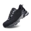Hitmars Chaussures de Sécurité Hommes et Femmes EU36-48 Noir Gris | Embout d'Acier | Basket de Sécurité pour Travail et
