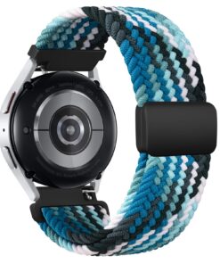 bracelet de rechange Samsung Galaxy Watch 6/5/4 régulier en nylon tressé 40-47 mm / compatible Watch 5 Pro 45 mm / 20 mm