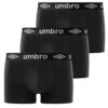 Umbro Boxer Umb/1bcx3 Caleçon Boxeur Homme Lot de 3 Polyester Comfortable Élégant Sportif