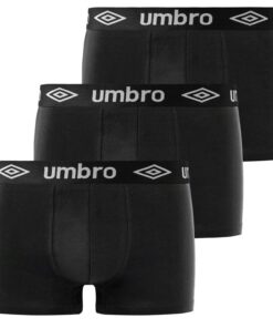 Umbro Boxer Umb/1bcx3 Caleçon Boxeur Homme Lot de 3 Polyester Comfortable Élégant Sportif