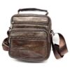 Charmoni Sac Sacoche Homme Portable et Compact pour Homme - Cuir - Bandoulière Réglable - Chic et Fonctionnel